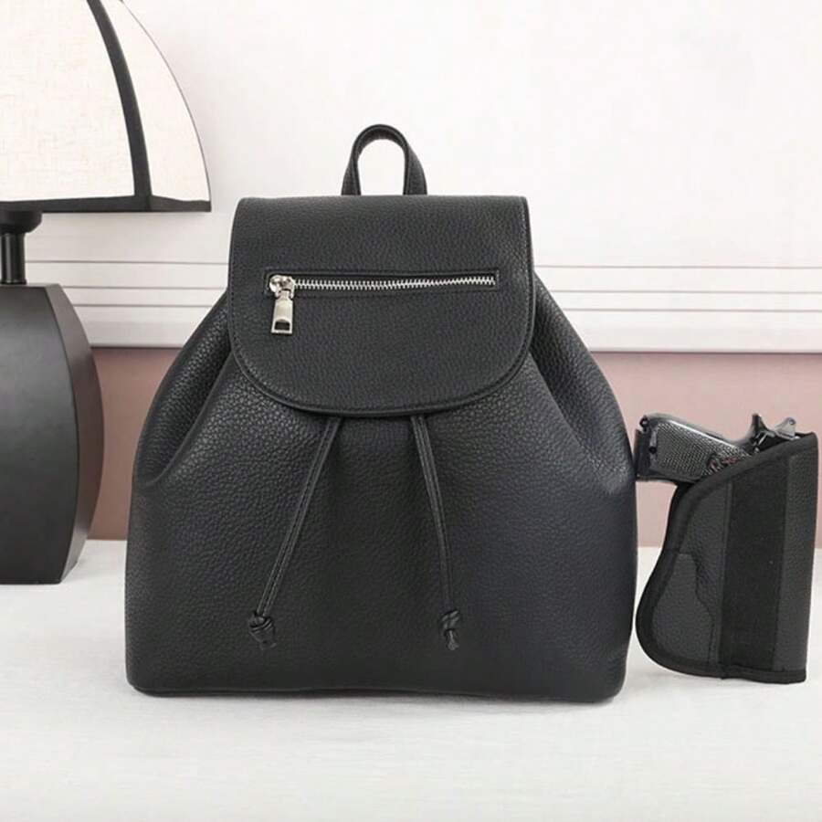 BACKPACK/PU/BLACK - As shown in image - View 1