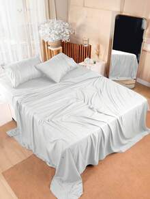 Premium Percal Flex Fitted Sheet - LC - White - View 2