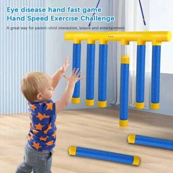 Un conjunto de dispositivos de entrenamiento de integración sensorial para niños, juego de máquina de agarrar, juego interactivo padres-hijos de entrenamiento de vista rápida y manos, adecuado para niños y niñas de 3 a 12 años