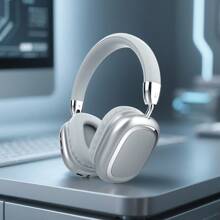 Casque sans fil supra-auriculaire, design pliable confortable, connexion sans fil, microphone clair, batterie 150mAh, charge Type-C, convient aux voyages, à la maison, au bureau - Design à la mode, casque sans fil / Autonomie ultra-longue / Casque de jeu / Écouteurs pliables, le cadeau pour profiter de la musique n'importe où, n'importe quand !