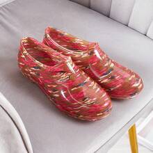 Women Rain Footwear - 2388紅花 - 查看 2