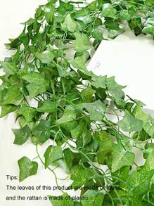 1/12/24PCS Artificial Plant Green Ivy Sweet Potato Leaf Vine UV Resistant Leaf Rattan Creeper Leaves Vine Hanging Garland DIY Durable Fake Flowers Plants For Outdoor Garden Wedding Party Home Decor, Bedroom Wall Decor, Greenery Decoration, Window, Windowsill,Yard Decor, Bedrooms, Gardens, Balconies, Swing Frames, Shopping Malls, Stair Decoration, Valentine Day, Gift Gifts Birthday Graduation Jungle Theme Party,Christmas