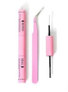 Eyelash Bonding And Sealing 10ml Single Eyelash Adhesive And Sealing Super Strong Shaping Eyelash Extension And Eyelash Tweezers Set