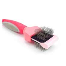 Double Sided Pet Hair Trimmer Comb Brush Dog Cat Hair Fur Bristle Grooming Shedding Cleaning Massage Comb Hair Remover
