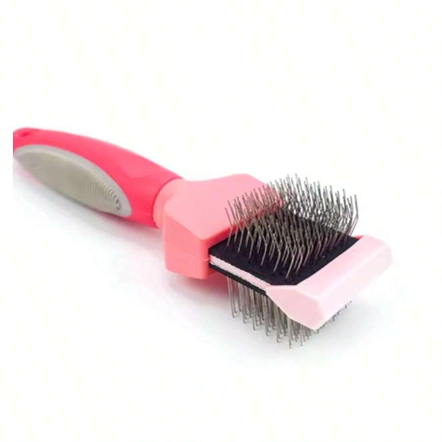 Double Sided Pet Hair Trimmer Comb Brush Dog Cat Hair Fur Bristle Grooming Shedding Cleaning Massage Comb Hair Remover