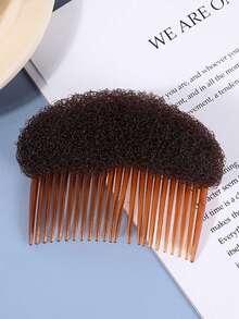 1pc Women Sponge Volume Bump Inserts Hair Bases Charming Bump It Up Volume Inserts Hair Comb Sponge Bun Hair Pad Accessories Hair Bun Maker Do Beehive Hair Styler Tool Best Christmas Gift For Girls, Hair Styling, Hair Stuff ,Hair Accessories, Hair Styling Kit, Hair Tool Kit, Hairstyling Set ,Hair Styling Tools - Multicolor - View 5