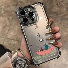 Funda de Teléfono de Gato Lindo para 16 15 14 13 12 11 Pro X XR XSMAX 8 Plus, Cubierta Trasera Transparente Suave a Prueba de Golpes - Colores mixtos - Ver 4