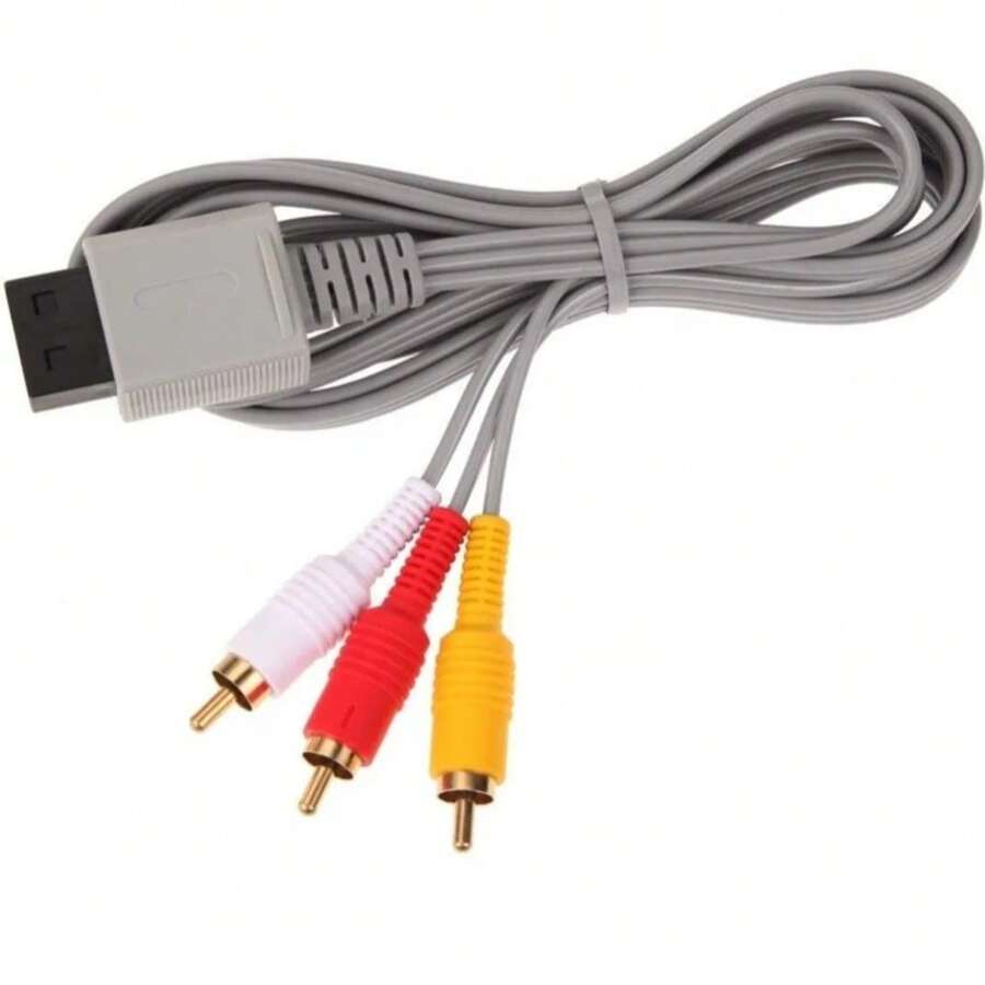 Audio And Video Cable Compatible With W Console - Grey - View 1