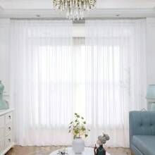 Window White Sheer Curtains 84 Inches Long 2 Panels Sheer White Curtain Clear Basic Rod Pocket Panel Other Beige Grey Purple Pink 63 72 95 108 Inch Bedroom Living Room Yard Kitchen