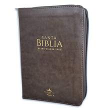 Biblia De Bolsillo Con Cierre RV1960 Imit Piel Mokka Con Indice - 單本 - 查看 1