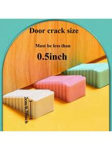2 cm/0,79 po Butoir de porte en silicone - Anti-collision, Anti-dérapant, Convient pour la maison et le bureau, Protège le mur, Pour des écarts de porte inférieurs à 0,79 po