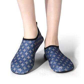 Unisex Water Shoes With Rubber Sole, Soft Bottom Anti-Slip Flexible Mesh Quick Dry Barefoot Socks For Outdoor Beach, Swimming, Surfing, Indoor Yoga, Fitness, Running