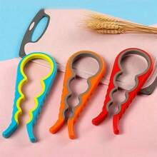 1 件装 4 合 1 开罐器/开瓶器，方便手部力量不足者和老年人使用 - 厨房小工具，方便打开罐子、瓶子等。 - 彩色 - 查看 10