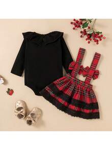 Baby Girls Sweater Skirts - Black - View 3