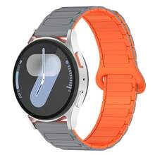 Cinturino magnetico compatibile con Samsung Galaxy Watch 7/6/5/4/FE 40mm 44mm/Galaxy Watch 4 6 Classic 47mm 46mm 43mm 42mm/Watch 5 Pro 45mm/Garmin Vivoactive 6/Vivoactive 5/3/3 Music/Samsung Galaxy Watch 46mm Bands/Gear S3 Frontier, Classic Watch Bands/Galaxy Watch 3 Bands 45mm, 20mm & 22mm Cinturino in silicone sportivo con magnete resistente per Venu Sq 2/Forerunner 55/165/245/645 Donna Uomo