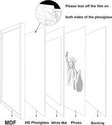 8x10 Picture Frame White Set Of 6, Display Pictures 5x7 With Mat Or 8x10 Without Mat For Wall Or Tabletop - White - View 5