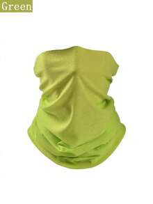 1件装轻便男女通用运动骑行冰丝颈套，透气吸湿运动头带颈部保暖面罩 - 彩色 - 查看 15