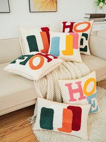 1 件北欧现代几何半圆形枕套 - 卧室、客厅、汽车和沙发的时尚装饰 - 多功能家居装饰 - 彩色 - 查看 9