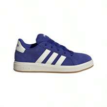 Adidas GRAND COURT 00s K - Semi Lucid Blue / Off White / Gum - View 1