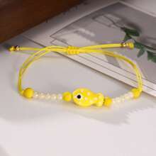 1 Set New Spotted Fish Ceramic Bracelet Suitable For Summer Wear (Ceramic Cracks Are Normal, Not Defective)