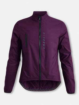 HISERWA Unisex Road Cycling Casual Windproof Jacket - Breathable Windproof Dual-Zip Design Windproof And Water-Resistant Cycling Jacket Mountain Bike MTB Cycling Apparel Cycling Clothing | Zipper Jacket | Abrasion-Resistant Fabric