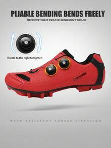 男女通用骑行鞋，山地自行车骑行靴运动户外鞋竞速运动鞋，越野山地自行车鞋，防滑耐磨，轻便舒适，时尚徒步户外自行车鞋
