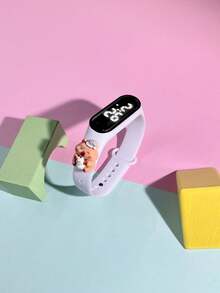 6pcs Kids Digital LED Touch Screen Watch, M3 Cute Capybara Pattern, DIY, Suitable For Primary & Secondary Students, Fashion & Casual, Versatile For Outdoor Sports, Convenient To Wear, Ideal Gift For Children's Day, Friends, Back To School, Children's Electronic Watch Set - Multicolor - View 13