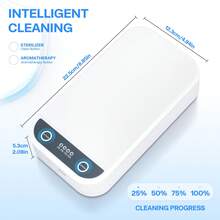 TOEDO Caja esterilizadora de herramientas de uñas UV multifunción, caja de esterilización de herramientas de manicura, caja de aromaterapia para herramientas de arte de uñas, herramientas de maquillaje - Multicolor - Ver 7