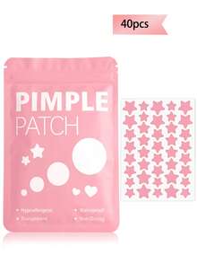 352 Pezzi di toppe a forma di stella, toppe rotonde, coperture per il viso - senza profumo, senza parabeni, per adulti di entrambi i sessi, adatte per tutti i tipi di pelle, senza profumo, senza alcool, senza componenti inclusi, delicati e non irritanti, utilizzati per decorazioni facciali, copertura di acne e imperfezioni con adesivi con design carini, adesivi a cartoni animati, mini adesivi impermeabili e resistenti al sudore, adatti per feste, uffici e altre occasioni con adesivi carini