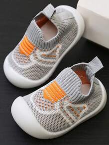 yibubu Yibubu blaue Babyschuhe, atmungsaktiv, Kinderschuhe für Jungen, weiche Sohle, rutschfest, Erstlingsschuhe für Mädchen, Kleinkindschuhe für drinnen und Outdoor, Hausschuhe für Kleinkinder