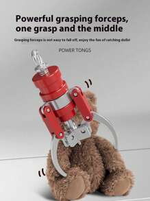 Mini pinza de garra - Garra de muñeca realista. Material de plástico. Puede agarrar y colgar - Juguete antiestrés - Llavero colgante - Accesorio DIY divertido - Regalo pequeño de cumpleaños - Sorpresa festiva - Regalo de Navidad - Baratija del Día de San Valentín - Juguete antiestrés de oficina - Decoración de escritorio - Coleccionable para adultos