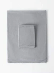 1 pièce Hijab de couleur unie avec ensemble de couvre-chef assorti pour femmes, style simple, mode et polyvalent, foulard de protection solaire avec doublure