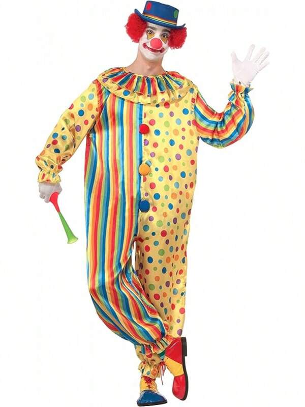 Forum Novelties Spots Clown Halloween Costume  Plus Size