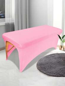 6ft Stretch Tablecloth, Suitable For Wedding, Party, Beauty Salon, Hotel, Birthday, Rectangular - Multicolor - View 8