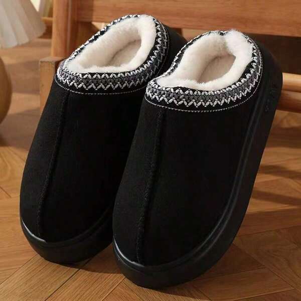 New Lightweight EVA Memory Foam Slippers, Solid Color, Unisex Indoor Slip-On, Autumn/Winter
