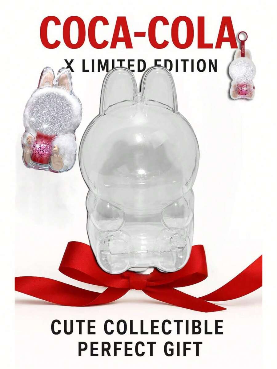 For LABUBU Cola Rack Protective Cover, Transparent Acrylic Display Box, Series Surprise Milk Shake Cola Rack Silicone Strap Hard Shell Accessory,360 ° Display Cabinet , Compatible With Labubu - Multicolor - View 1