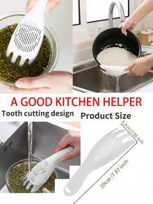 1 pieza Juego de colador y escurridor de arroz para la cocina del hogar, Juego de herramientas para limpiar arroz - Multicolor - Ver 10