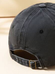 1pc Unisex Outdoor Casual Fashionable Adjustable Size Bicycle Graphic Print Vintage Street Wear Distressed Soft Baseball Cap/Sun Hat, Suitable For Daily Use - A - View 3