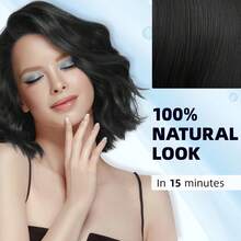 Black Hair Dye Shampoo 3 In 1 Hair Color Shampoo For Women & Men For Gray Hair Coverage For Instant Champu Para Canas Mujer - Black and White - View 5
