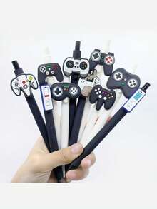 1/3 件创意圆珠笔、游戏控制器贴纸、中性笔、学生礼品笔、学校文具、适合学生、成人、教师、创意礼品、书写笔、马克笔、中号笔尖、学校用品、文具学校用品、返校 - 均碼 - 查看 1