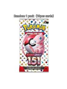 pokemon (Calidad básica de papel, solo para exhibición) Paquete de refuerzo de las Cartas Pokémon del Juego de Cartas Coleccionables de Pokémon Scarlet & Violet 151, colección de tarjetas, juguetes, regalo