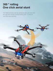 Drohne mit Kamera K17 Hochkonfigurierende Bildschirmsteuerungsversion - Ferngesteuerte Drone, ausgestattet mit einer Hochauflösenden Kamera für Video- und Fotoaufnahmen, Bildschirmkontrolle für Echtzeit-Bildübertragung, elektronischer Zoom, Vier-Wege-Stimmerkennung, bürstenloser Motor, Multi-Speed-Steuerung, lange Akkulaufzeit, aufgerüstete intelligente Hovering-Technologie zur Erhaltung stabiler Flughöhe, einfach zu bedienen für Anfänger