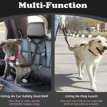 Security Belt For Dogs And Cats With 1 Piece, Poggiatesta Per Car, Security Corda Regolabile, Security Waist For Car