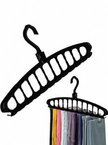 1pc/2pcs/4pcs/6pcs Space Saving Shirt Hangers, Closet Organizers For Coats, Wardrobe Hangers For Clothes, Strong And Compact Design, Easy To Use, Ideal For College Dorms And Small Apartments