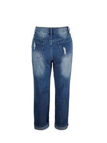 Pantalones vaqueros de mujer estilo vintage lavado de otoño e invierno, jeans ajustados de mujer de otoño, jeans de vuelta al colegio