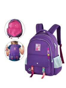 Asaloog BOLSA FEMININA MOCHILA COSTAS ACOLCHOADA CONFORTAVEL DX-2475 - Roxo - Visão 9