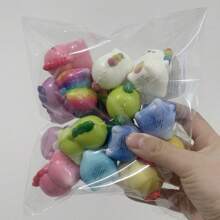 5PCS/10PCS/15PCS Mini Axolotl Squishy Toys Colorful Salamander Easter Party Favors Gifts Cute Squishies PU Toys Finger Squeezing Fidget Sensory Toys,Easter,Axolotl,Mini Toys