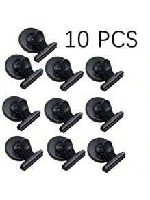 10PCS Round Refrigerator Decor Magnet Sticker For Fixing Photos, Notes, Whiteboard Sticker, 1/9Pcs Round Metal Magnetic Clips, Heavy-Duty Round Metal Refrigerator Magnets Clips - Scratch-Free, Whiteboard Locker Magnetic Clips, Kitchen Office Best Gifts Birthday Graduation