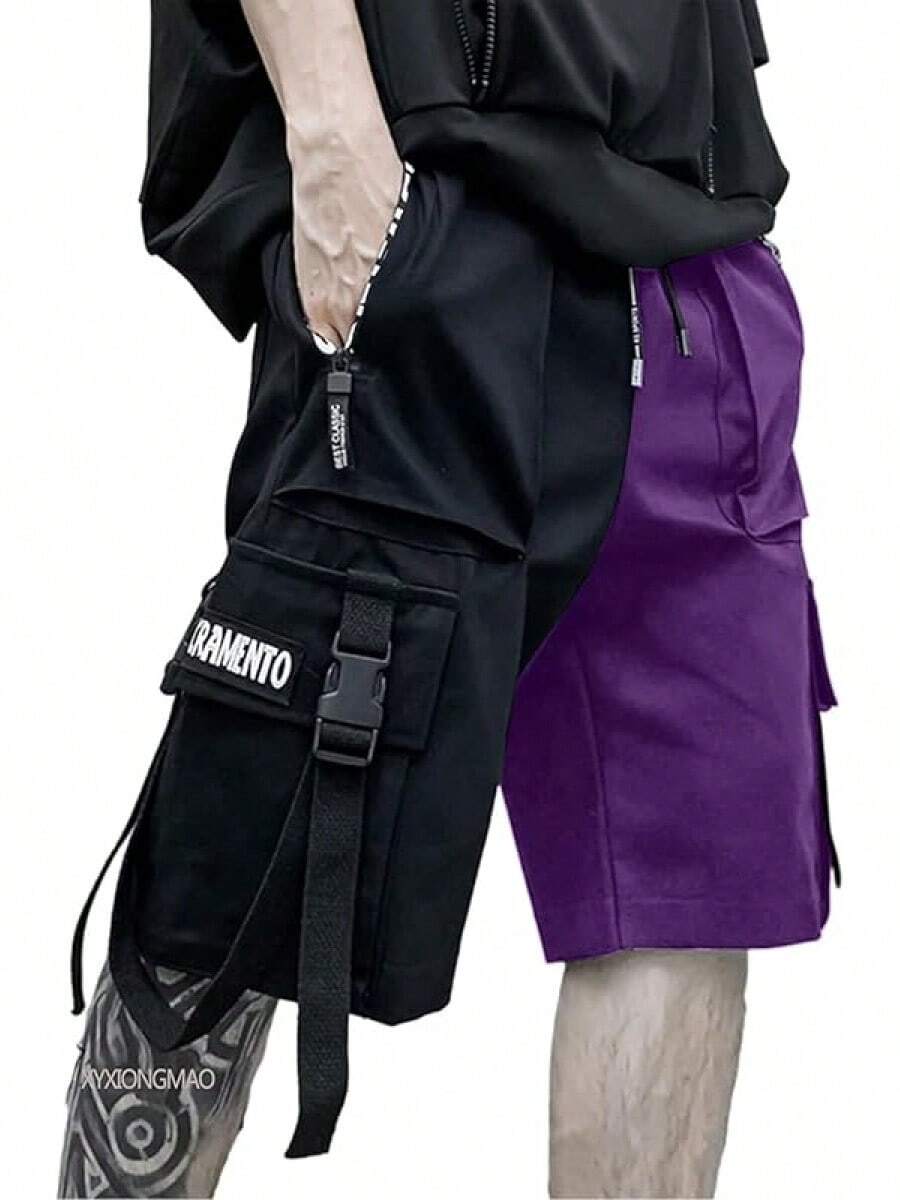 XYXIONGMAO's Joggers Techwear Black Hop Cargo Shorts Streetwear Sweatpants Cargo Pants