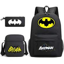 Warner Bros 3pcs WB Backpack Set, Casual Backpack, Fashion Student Backpack With Printed Pattern, Large Capacity Outdoor Backpack, Cute Cartoon Backpack, Suitable For Back To School, Halloween, Christmas Gifts - Multicolor - View 16